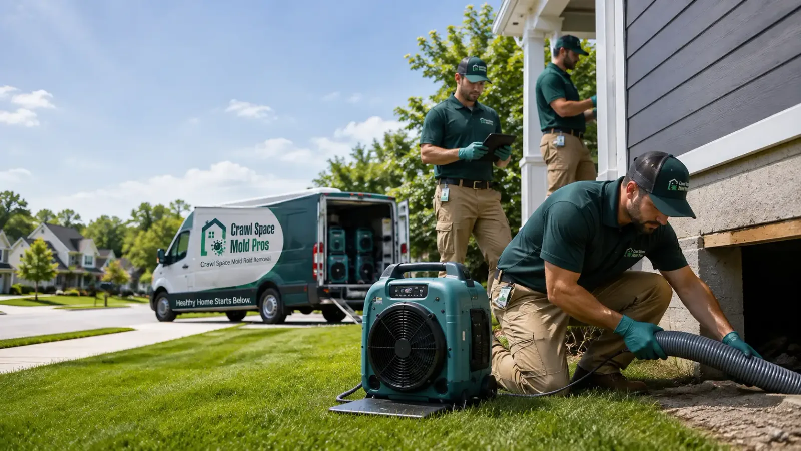 Crawl Space Mold Removal in Elmwood Park, NJ